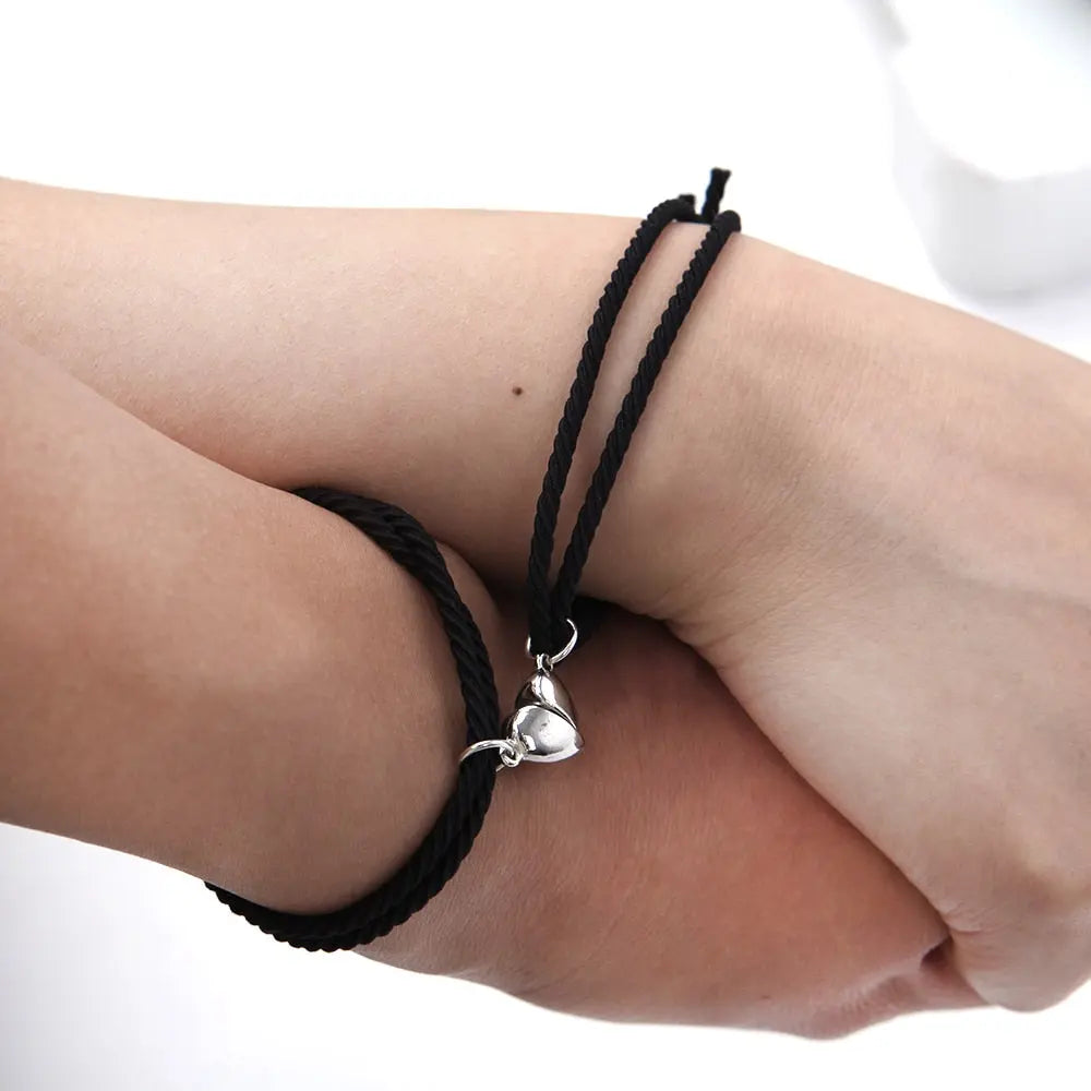 2Pcs Couple Matching Bracelet Magnetic Distance Bracelet nowadaysfashion