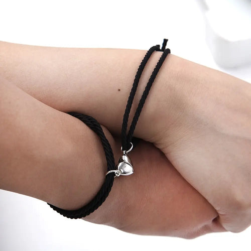 2Pcs Couple Matching Bracelet Magnetic Distance Bracelet nowadaysfashion