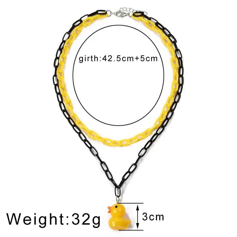 Candy Color Gummy Mini Bear Cartoon Necklace for Women Girls Birthday Jewelry Gifts nowadaysfashion