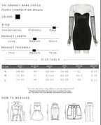 Black Strapless Dress Women New Simple Slim Removable Mesh sleeves Female Dress nowadaysfashion