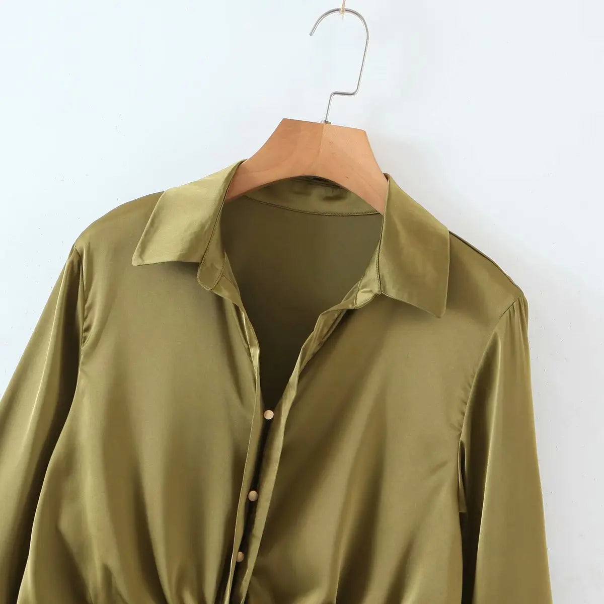 mini dress summer long sleeves women irregularity pleated vocation style loose white shirtdress nowadaysfashion