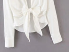 mini dress summer long sleeves women irregularity pleated vocation style loose white shirtdress nowadaysfashion