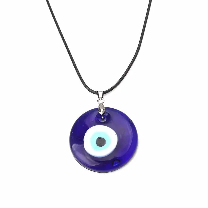 Turkish Evil Eye Pendant Choker Necklace Lucky Blue Evil Eyes Clavicle Chain Necklace nowadaysfashion