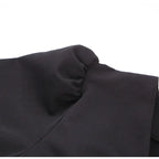 black short sleeve summer women dress 2022 Sexy V-neck solid High Street dress A-line mini Vestido nowadaysfashion