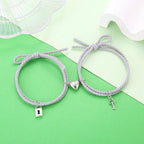 2Pcs Couple Matching Bracelet Magnetic Distance Bracelet nowadaysfashion