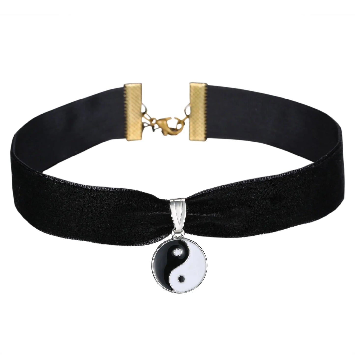 New Punk Gothic PU Leather Choker Chain Heart Buckle Collar Necklace nowadaysfashion