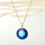Turkish Evil Eye Pendant Choker Necklace Lucky Blue Evil Eyes Clavicle Chain Necklace nowadaysfashion
