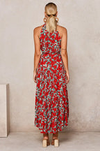 Summer Long Dress Polka Dot Casual Dresses Black Sexy Halter Strapless Sundress Vacation nowadaysfashion