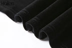 Black Strapless Dress Women New Simple Slim Removable Mesh sleeves Female Dress nowadaysfashion