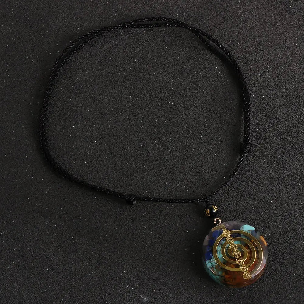 Energy Generator Orgone Amulet 7 Chakras Pendant Necklace nowadaysfashion