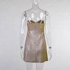 Spring and Summer For 2022 Tank Strap Designer Clothes Backless  Casual Basic Corset Dress nowadaysfashion