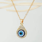 Turkish Evil Eye Pendant Choker Necklace Lucky Blue Evil Eyes Clavicle Chain Necklace nowadaysfashion