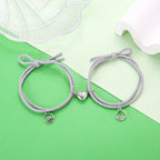 2Pcs Couple Matching Bracelet Magnetic Distance Bracelet nowadaysfashion