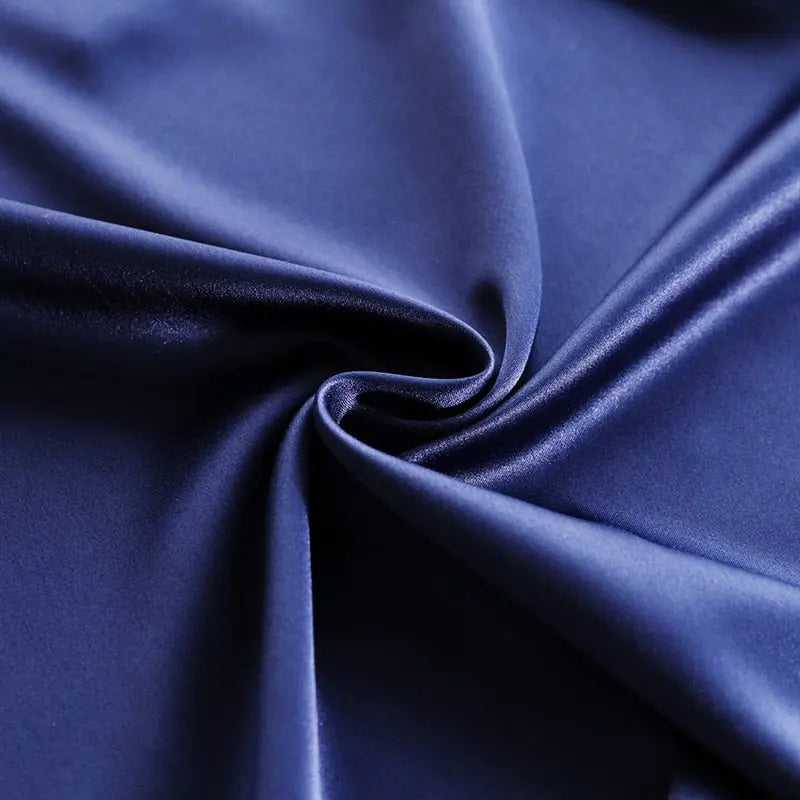Women'S Dress Summer Spaghetti Satin Long Party Dresses For New Year 2022 Midi Robe Plus Size nowadaysfashion