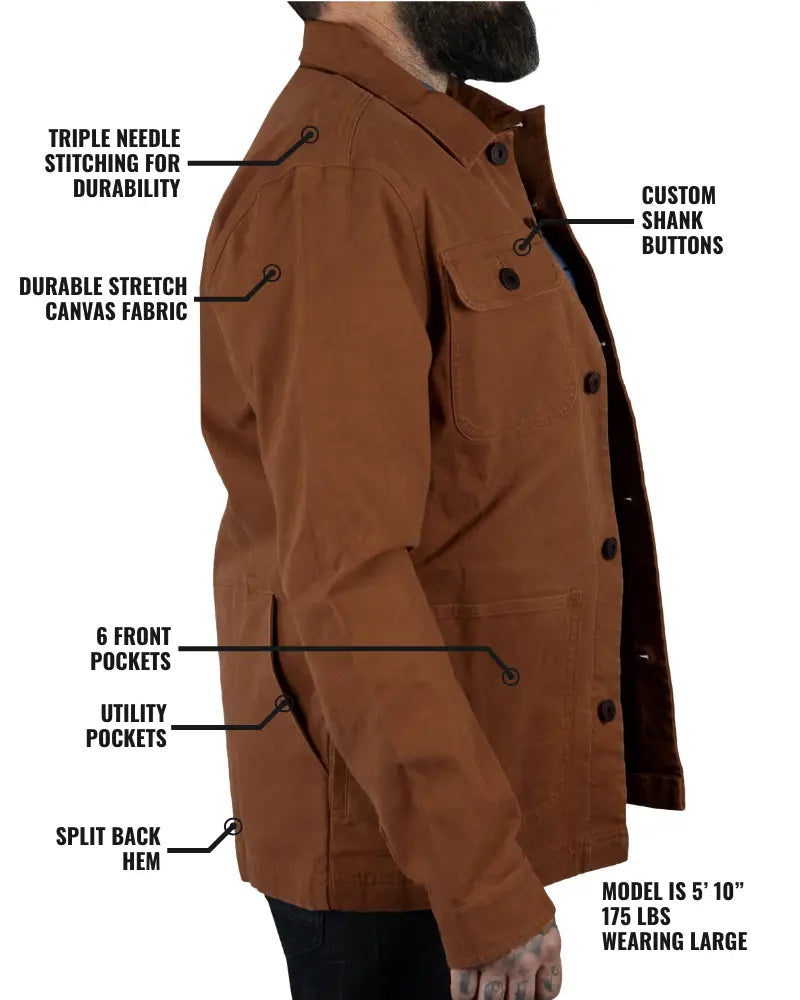 Heston Chore Coat - TOB Off The Grid Surplus