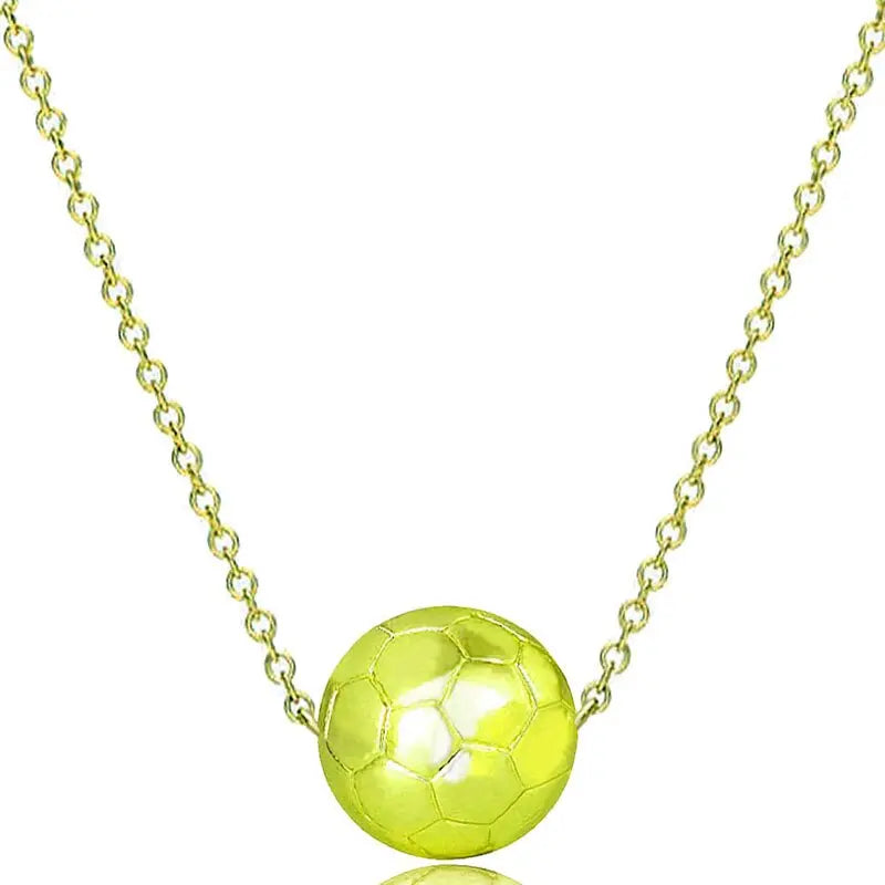 Basketball Necklace Choker Gold Silver Color Ball Shaped Pendant Sports Hip Hop Punk Jewelry nowadaysfashion