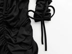 Women Spring Autumn Bandage Dress Women Sexy Off Shoulder Long Sleeve Slim Elastic Bodycon Vestidos nowadaysfashion