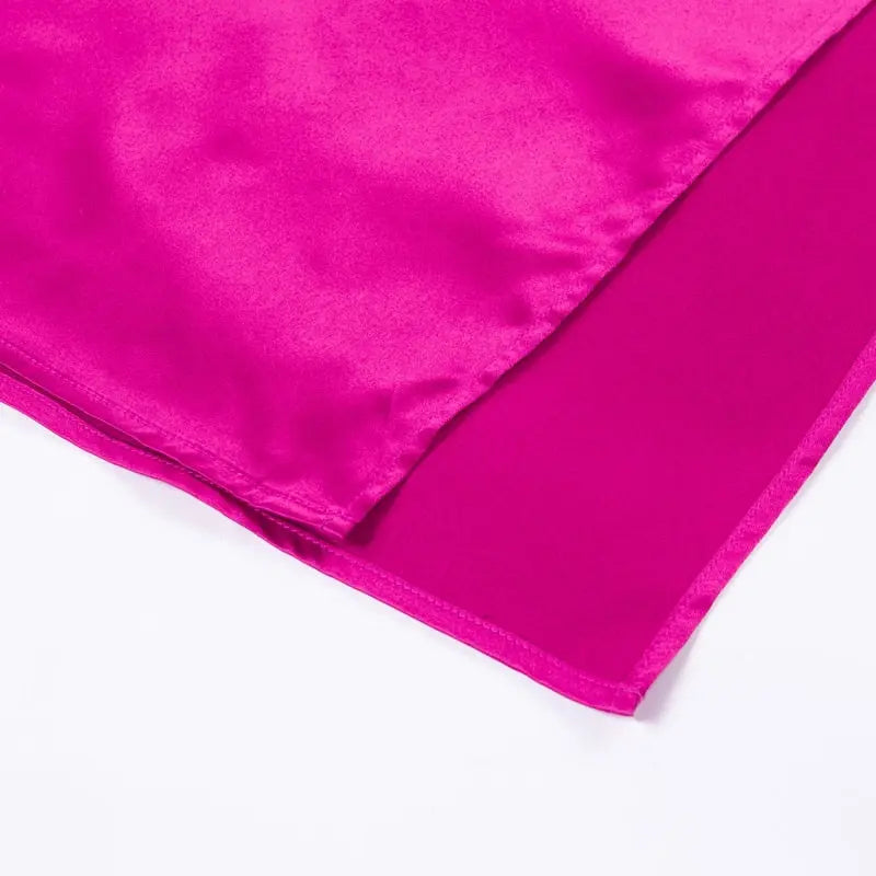 Satin V Neck Maxi Dress Women Spaghetti Strap Sleeveless Backless Side Split Long Dresses Lady Vestido nowadaysfashion