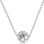 Basketball Necklace Choker Gold Silver Color Ball Shaped Pendant Sports Hip Hop Punk Jewelry nowadaysfashion