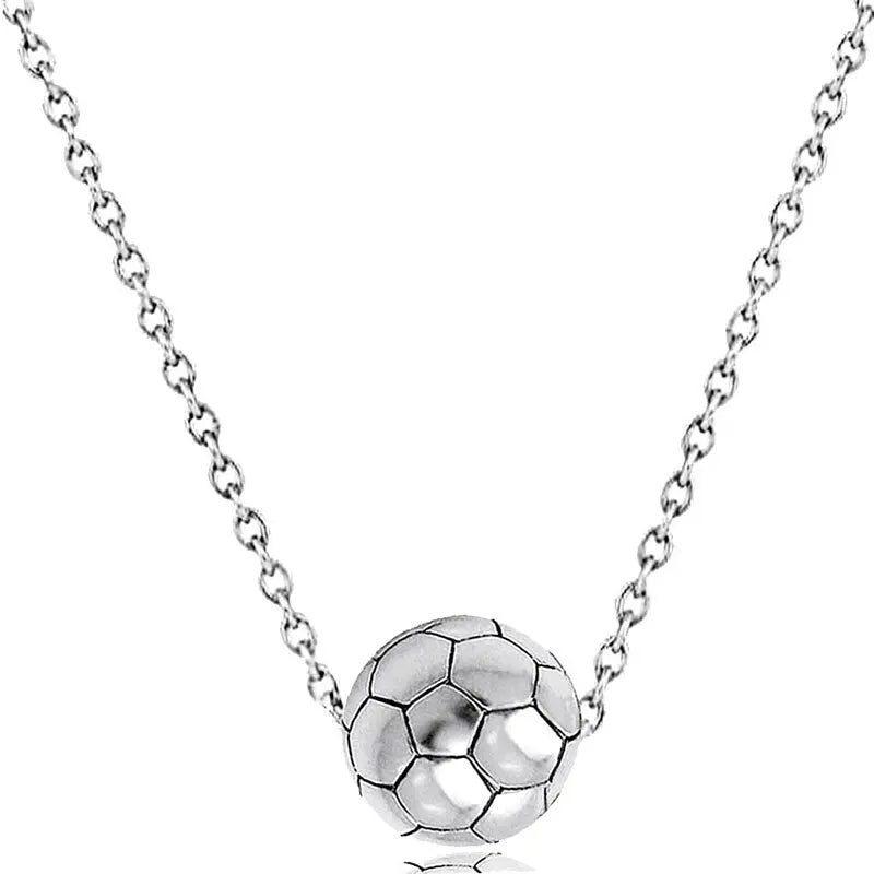 Basketball Necklace Choker Gold Silver Color Ball Shaped Pendant Sports Hip Hop Punk Jewelry nowadaysfashion
