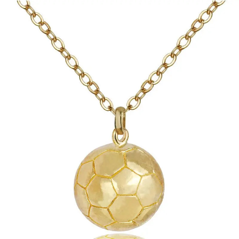 Basketball Necklace Choker Gold Silver Color Ball Shaped Pendant Sports Hip Hop Punk Jewelry nowadaysfashion