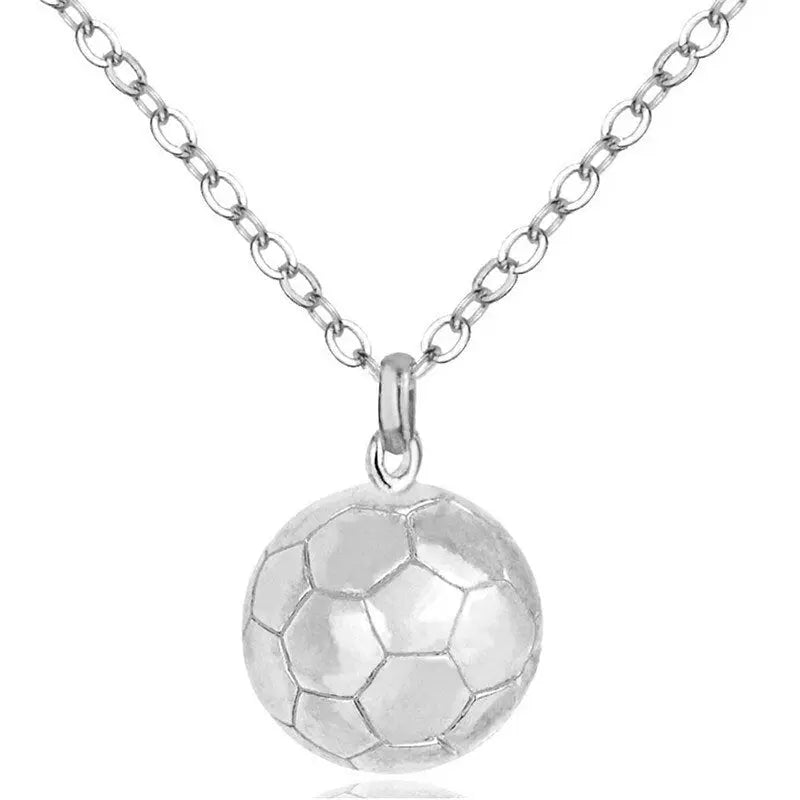 Basketball Necklace Choker Gold Silver Color Ball Shaped Pendant Sports Hip Hop Punk Jewelry nowadaysfashion