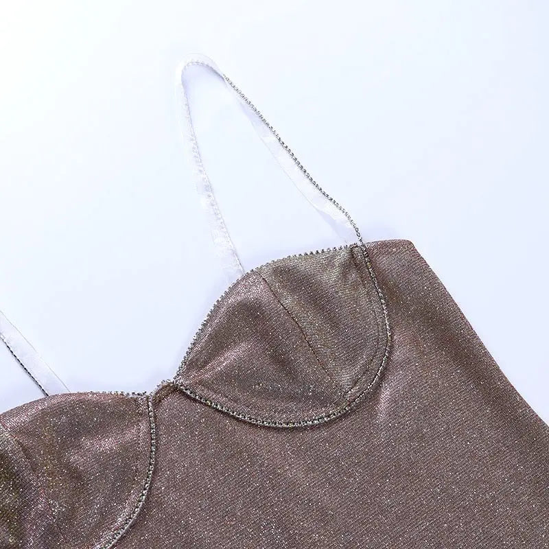 Spring and Summer For 2022 Tank Strap Designer Clothes Backless  Casual Basic Corset Dress nowadaysfashion