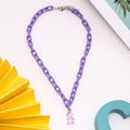 Candy Color Gummy Mini Bear Cartoon Necklace for Women Girls Birthday Jewelry Gifts nowadaysfashion