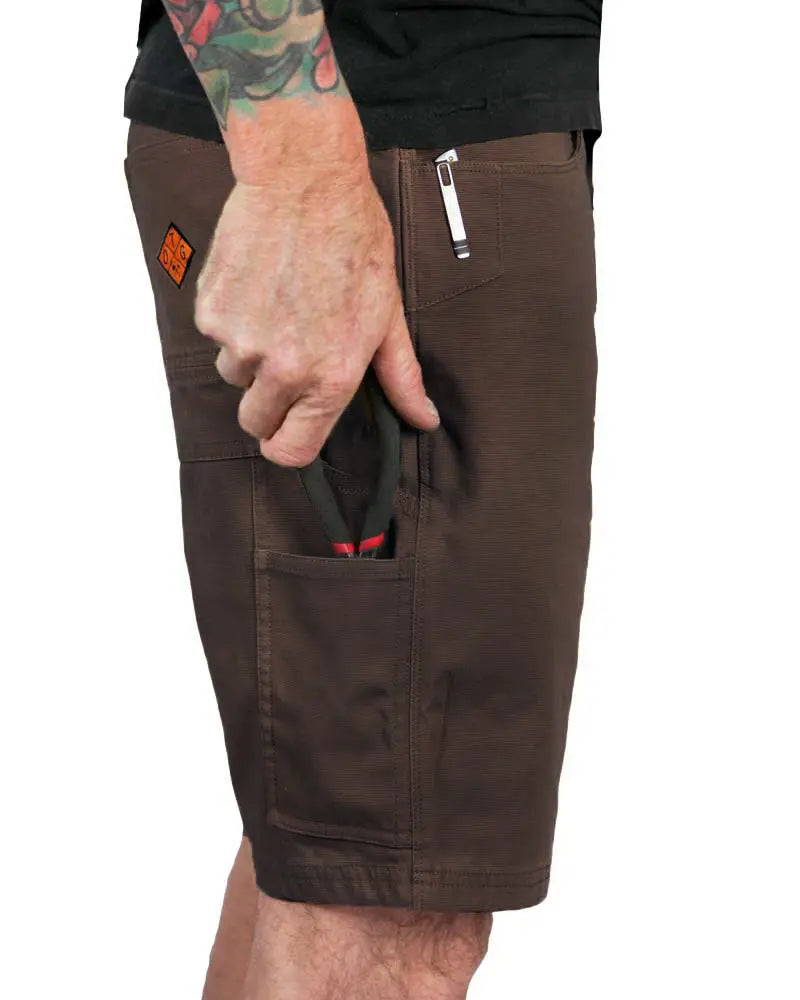Havok Shorts 10" - Dark Brown Off The Grid Surplus