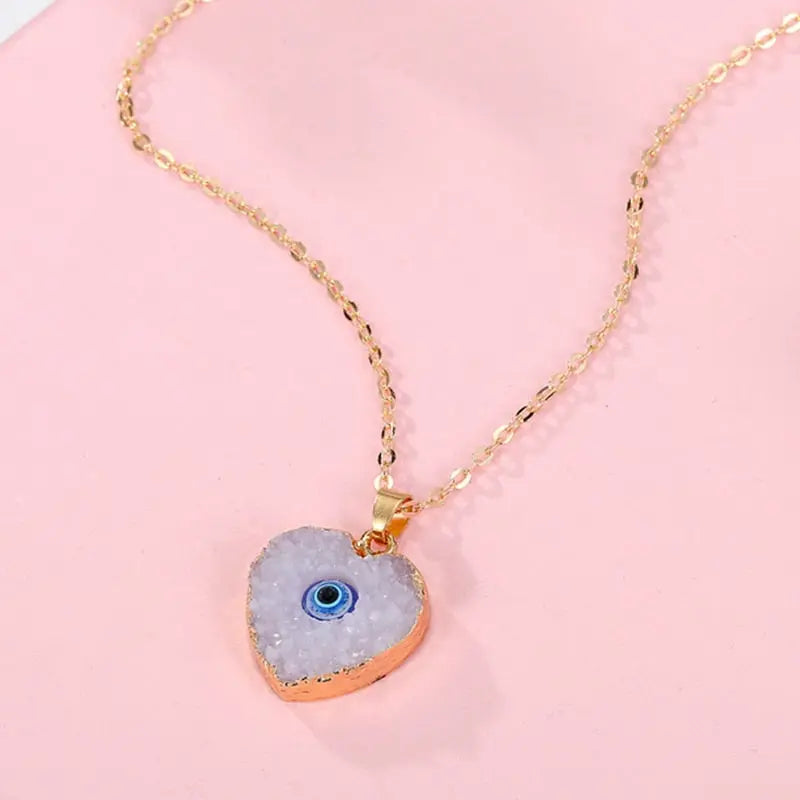 Turkish Evil Eye Pendant Choker Necklace Lucky Blue Evil Eyes Clavicle Chain Necklace nowadaysfashion