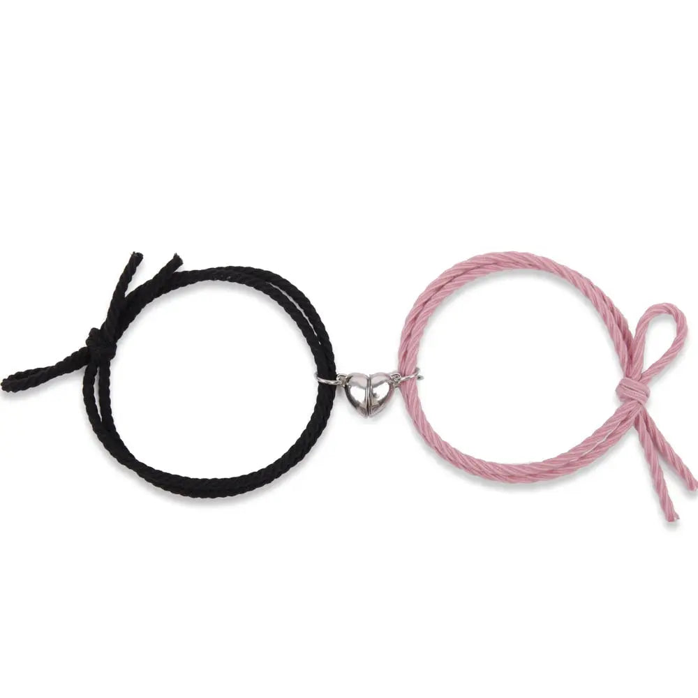 2Pcs Couple Matching Bracelet Magnetic Distance Bracelet nowadaysfashion