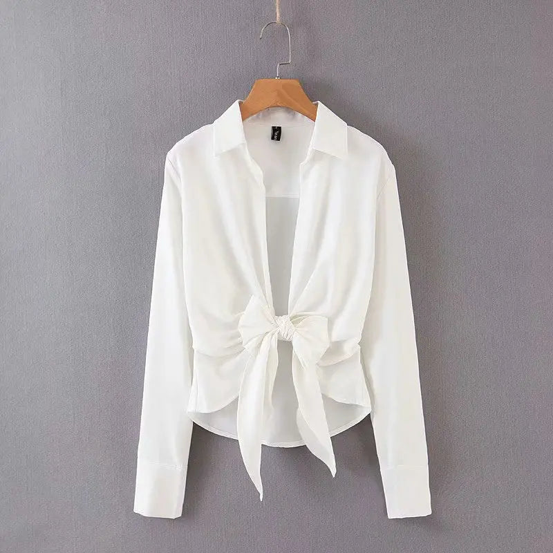 mini dress summer long sleeves women irregularity pleated vocation style loose white shirtdress nowadaysfashion