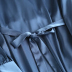Autumn Fashion Women Elegant Satin Dress Long Sleeve Office Ladies Midi Dress nowadaysfashion