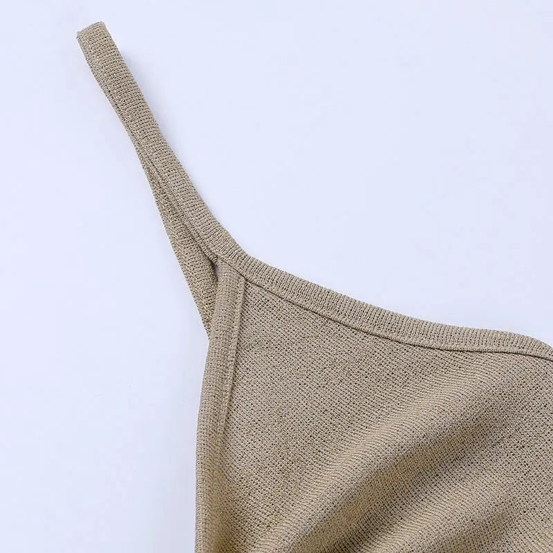 Knitted Maxi Dresses for Women Summer 2021 Elegant Sexy Cut Out Backless Bodycon nowadaysfashion