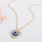 Turkish Evil Eye Pendant Choker Necklace Lucky Blue Evil Eyes Clavicle Chain Necklace nowadaysfashion