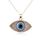 Turkish Evil Eye Pendant Choker Necklace Lucky Blue Evil Eyes Clavicle Chain Necklace nowadaysfashion