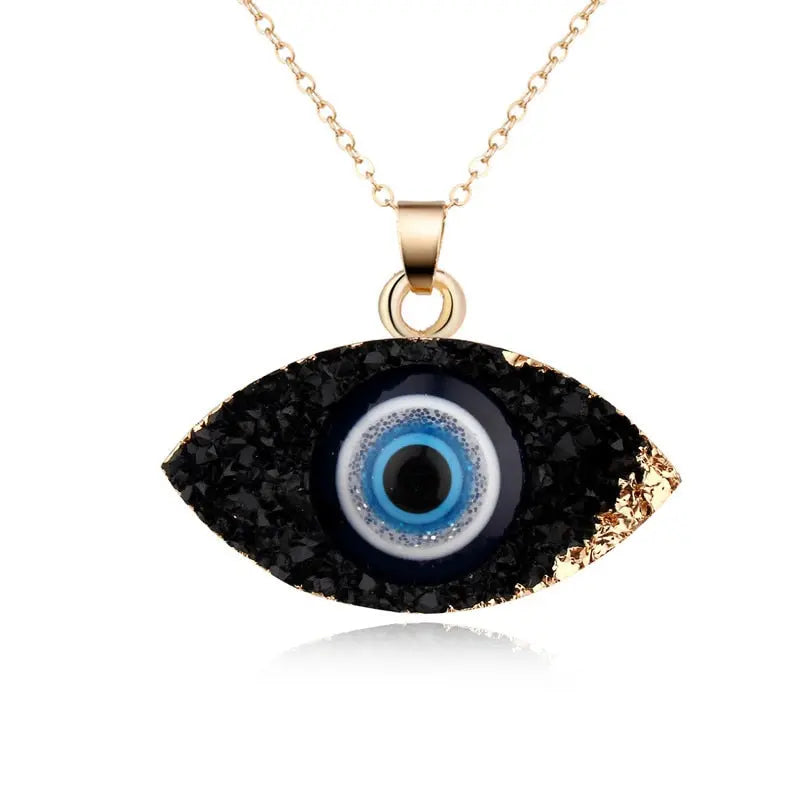 Turkish Evil Eye Pendant Choker Necklace Lucky Blue Evil Eyes Clavicle Chain Necklace nowadaysfashion