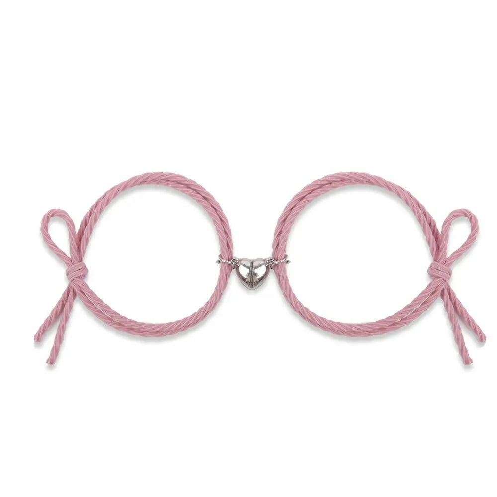 2Pcs Couple Matching Bracelet Magnetic Distance Bracelet nowadaysfashion