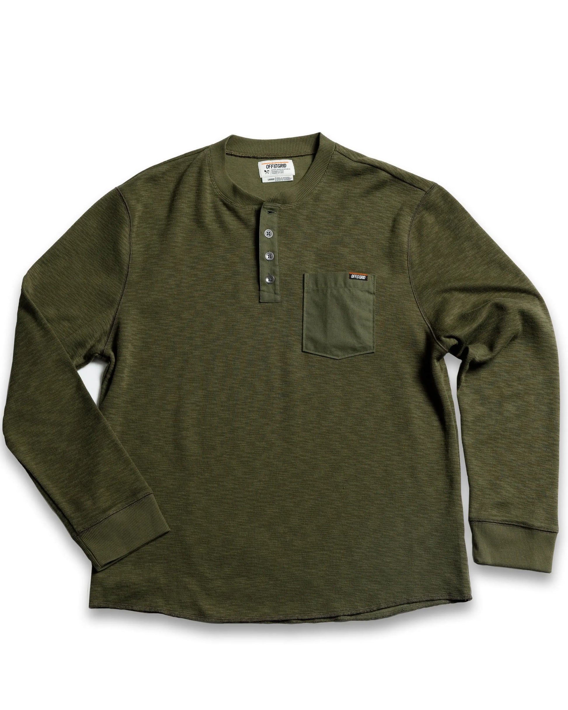Draper Henley - Dark Olive Off The Grid Surplus