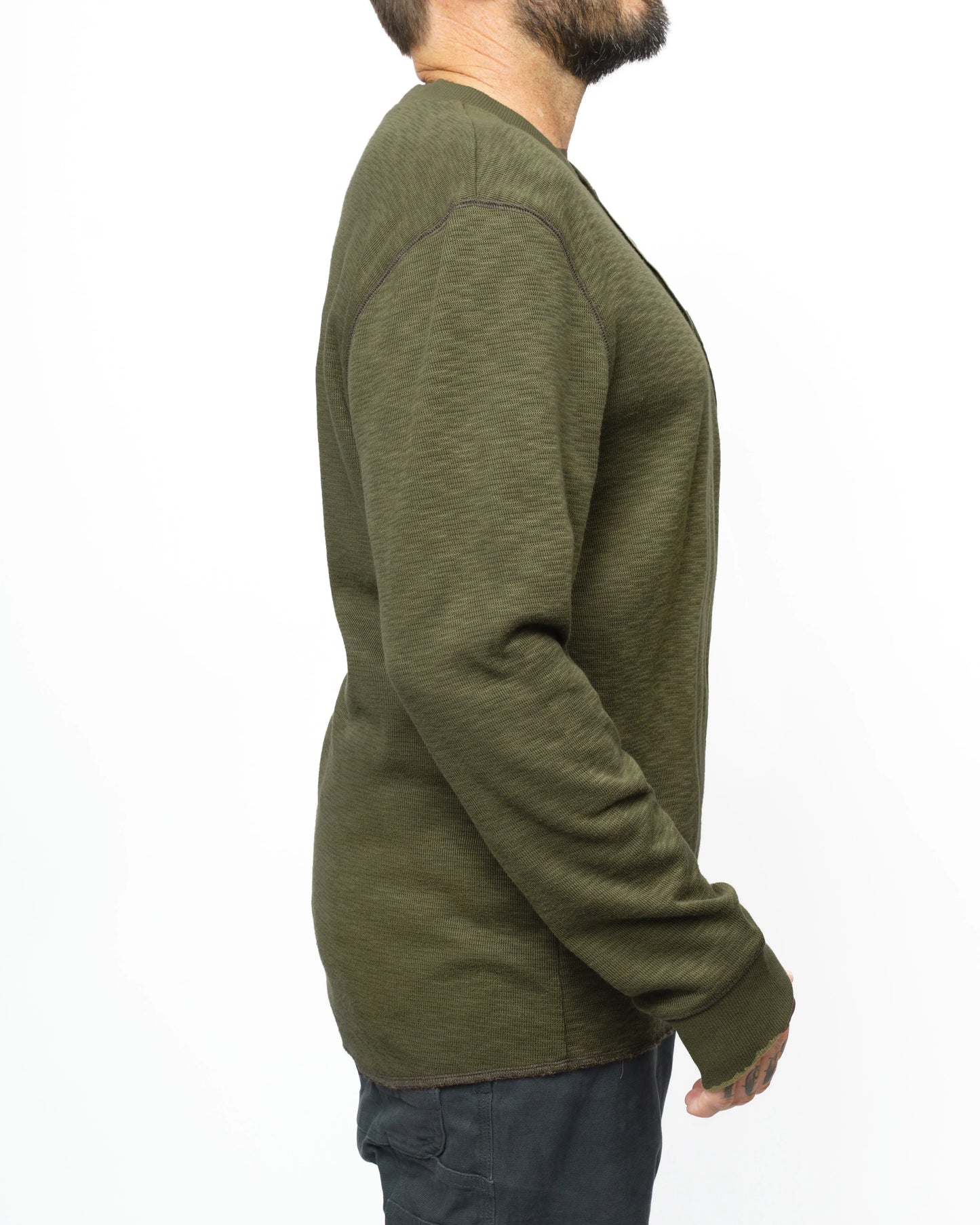 Draper Henley - Dark Olive Off The Grid Surplus