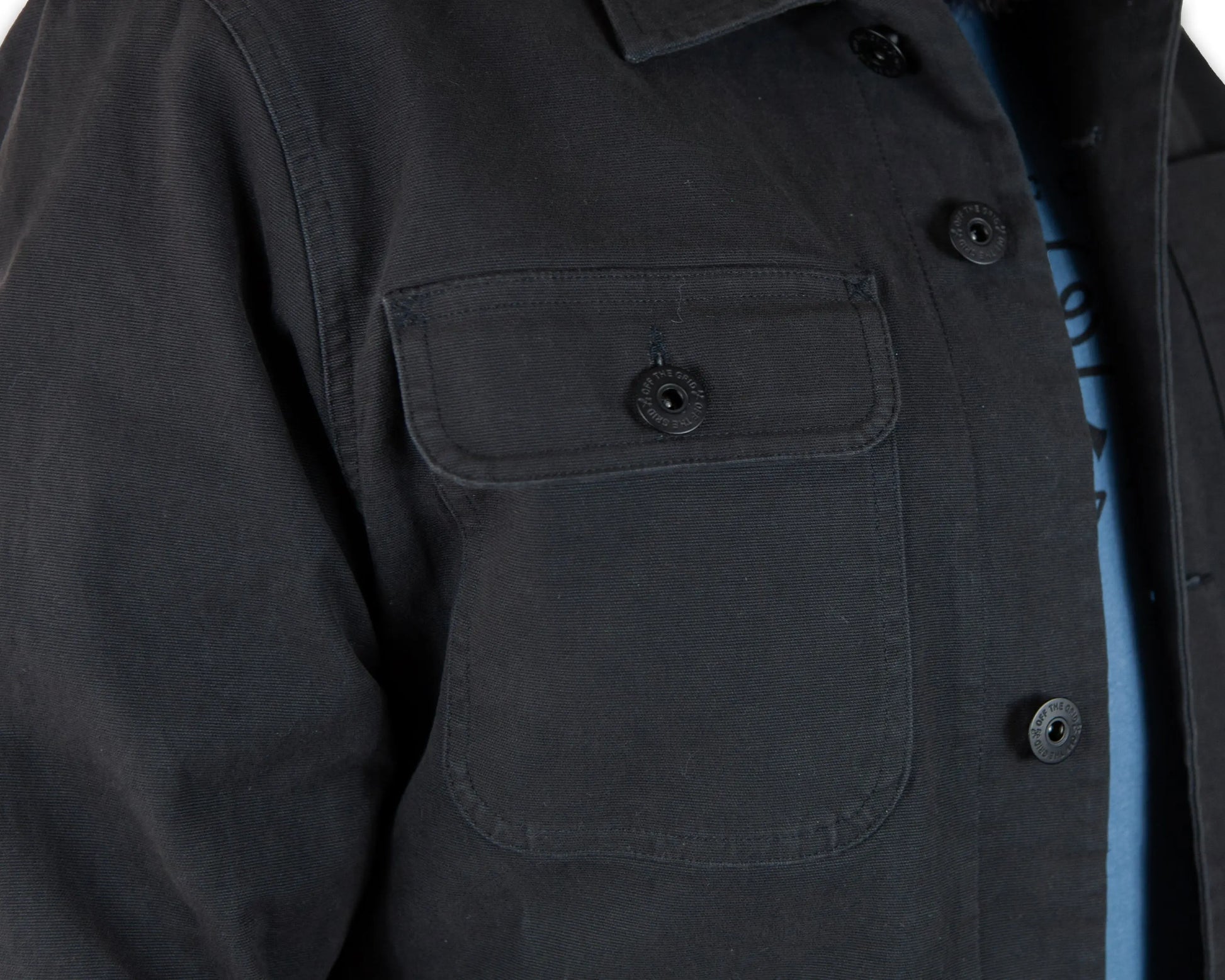 Heston Chore Coat - Black Off The Grid Surplus