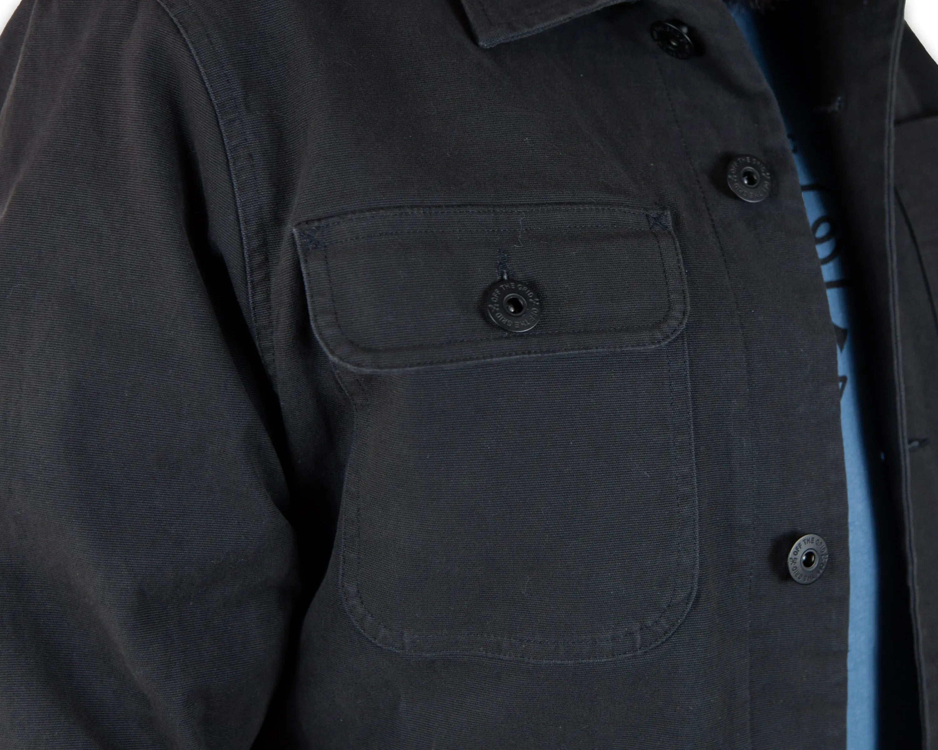Heston Chore Coat - Black Off The Grid Surplus