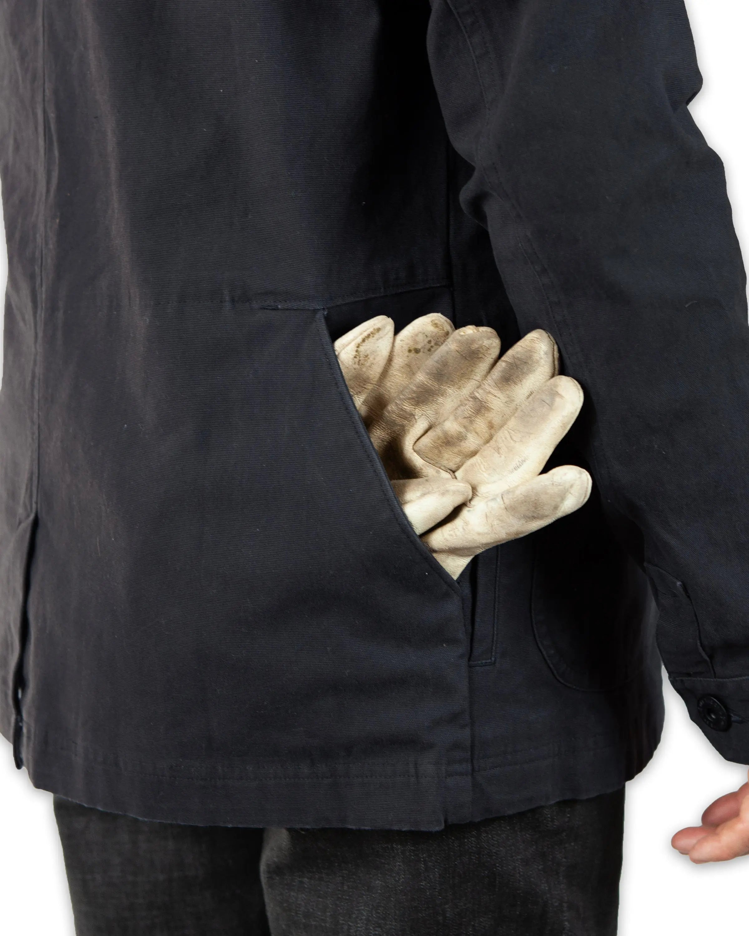Heston Chore Coat - Black Off The Grid Surplus