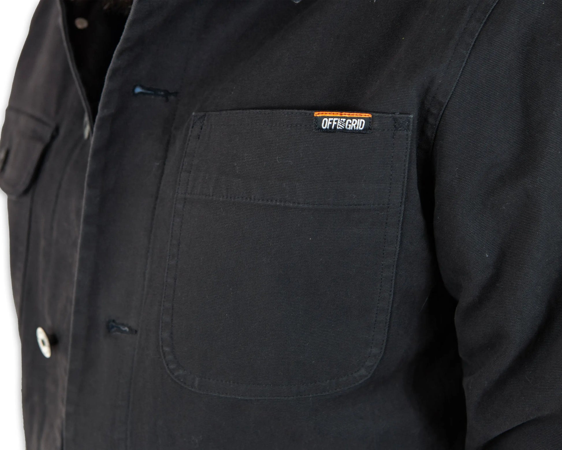 Heston Chore Coat - Black Off The Grid Surplus