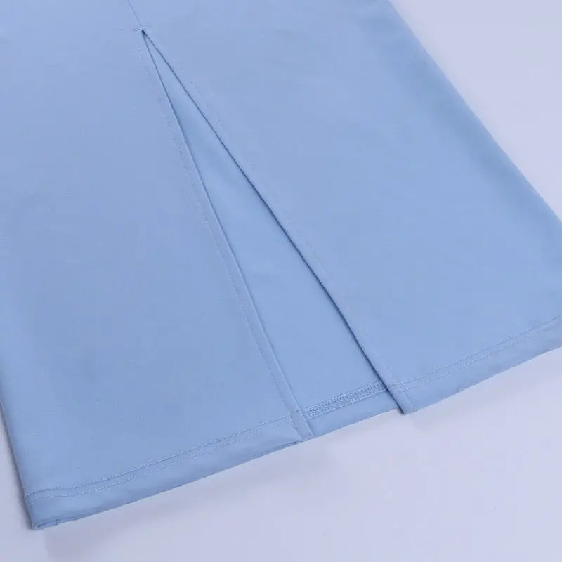 Elegant Women Dress Stand Collar Slim Waist Solid Ankle Length Autumn Long Sleeve Dress nowadaysfashion