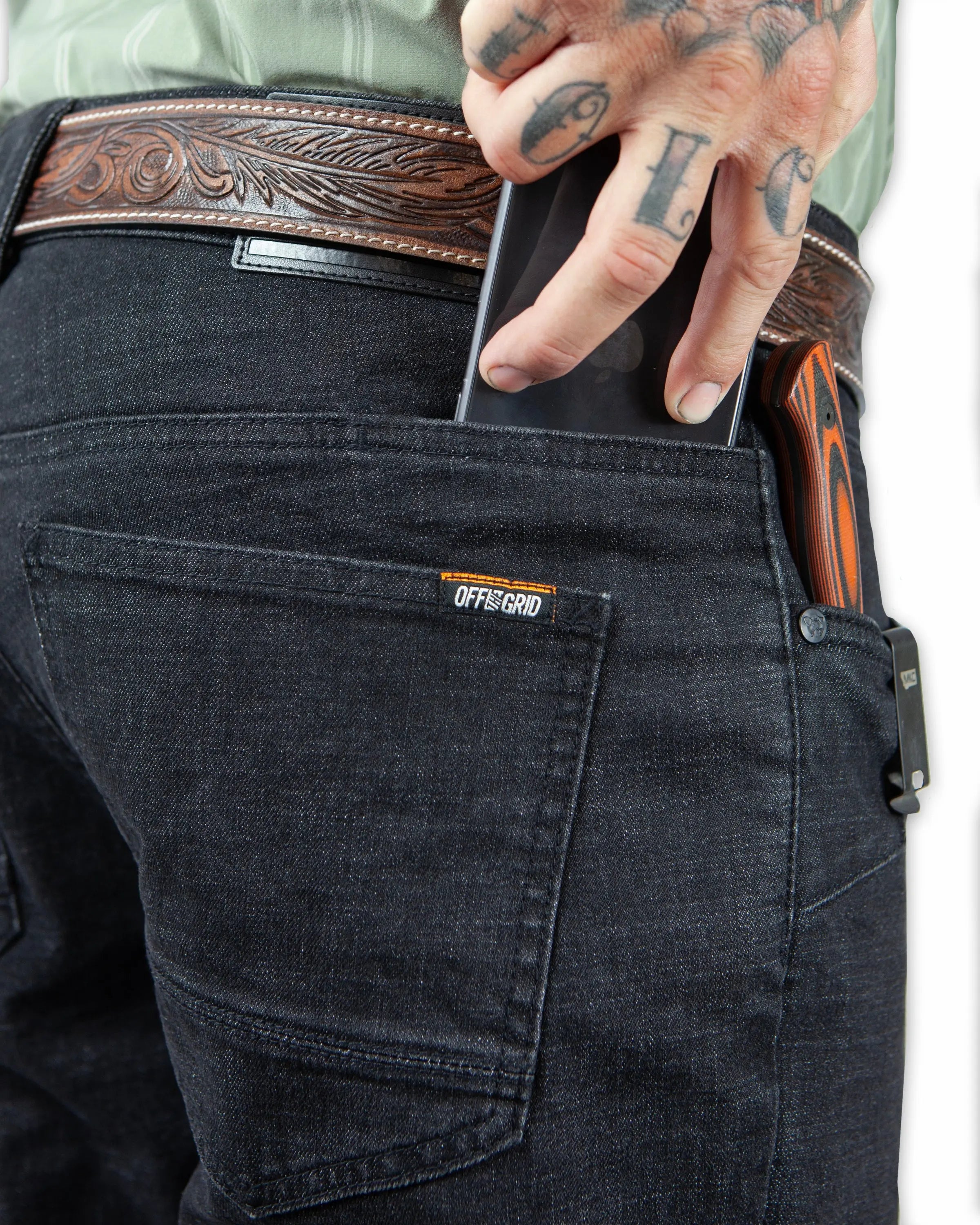 Hideout Denim Boot Cut - Black Off The Grid Surplus