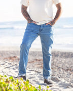 Hideout Denim Taper Fit Pants - Vintage Wash Off The Grid Surplus