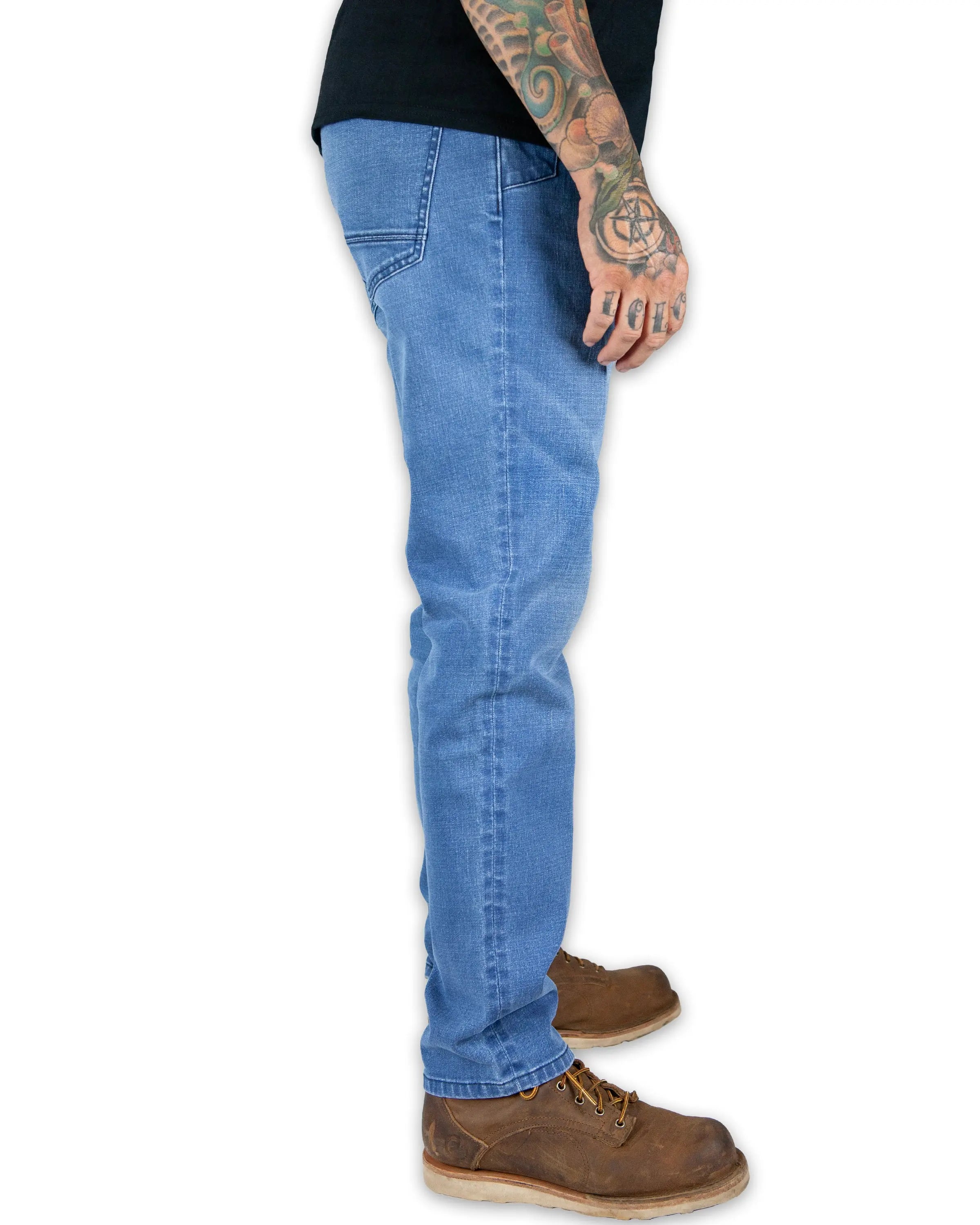 Hideout Denim Taper Fit Pants - Vintage Wash Off The Grid Surplus