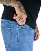 Hideout Denim Taper Fit Pants - Vintage Wash Off The Grid Surplus