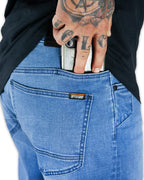 Hideout Denim Taper Fit Pants - Vintage Wash Off The Grid Surplus